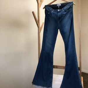 Like-NEW PAIGE Denim High-Rise Bell Canyon Flares